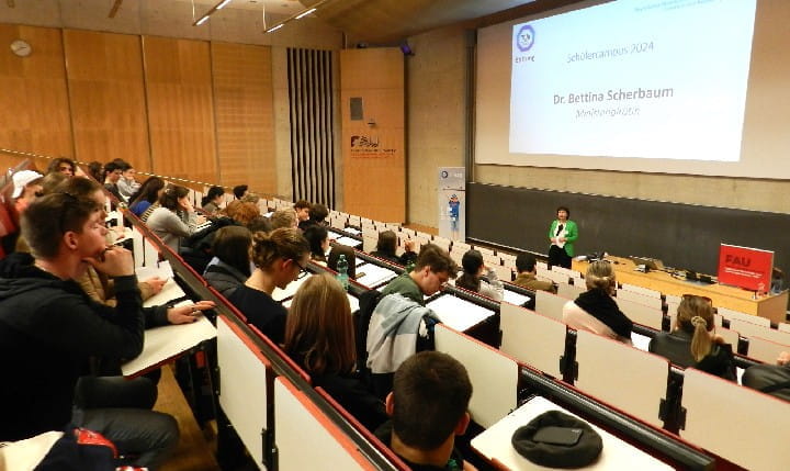 Students at a lecture